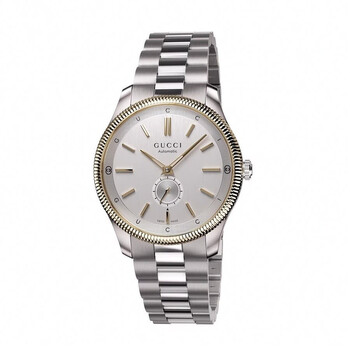 Gucci G-Timeless Quartz Silver Dial Ladies Watch YA1264199