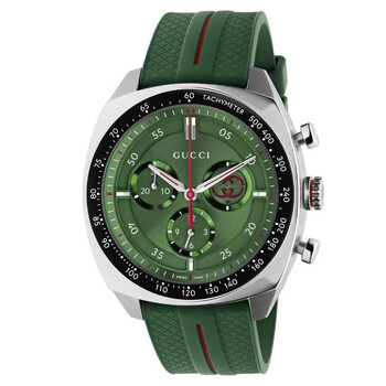 Gucci Interlocking G Chronograph Quartz Black Dial Men's Watch