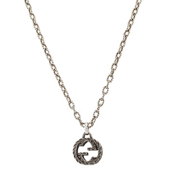 Gucci Interlocking G necklace in silver YBB479219001