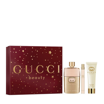 Gucci Ladies Gucci Flora Gorgeous Gardenia Gift Set Fragrances