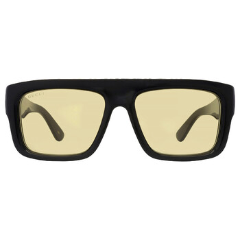 GUCCI サングラス GG1735S Gucci GG1735S 005 Black with Green/Yellow with Logo Orange