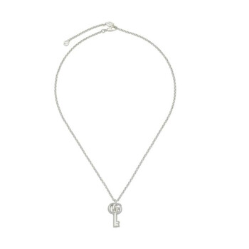 アクセサリーその他 GUCCI Woman Jewel Silver YBC073230002 Gucci Sterling Silver Double G Mother of Pearl and Turquoise