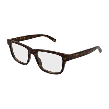 Men's Black Square Eyeglass Frames GG1987O 002