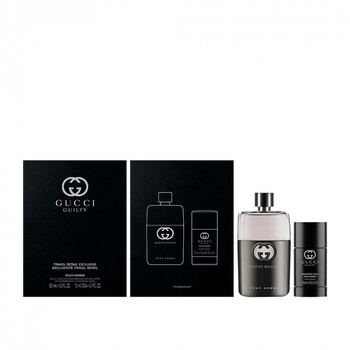 Men's Gucci Guilty Pour Homme 2pcs EDT Gift Set Fragrances 3616304104367