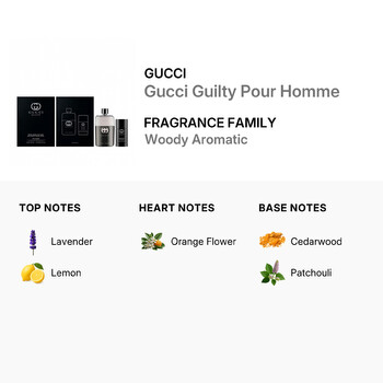 Men's Gucci Guilty Pour Homme 2pcs EDT Gift Set Fragrances 3616304104367