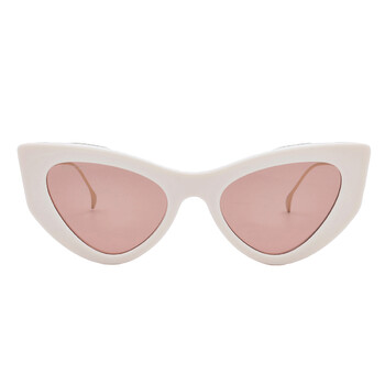 Gucci Pink Square Ladies Sunglasses GG1596SK 002 55