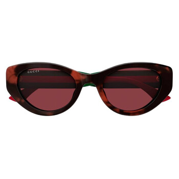 サングラス GUCCI Gucci - GG1588S - 004 violet violet grey Gucci GG1588S 004 Sunglasses Shiny Violet - eye-oo.com