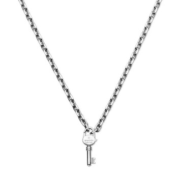 【Gucci】 Double G Key Necklace Silver YBB627757001.jpg
