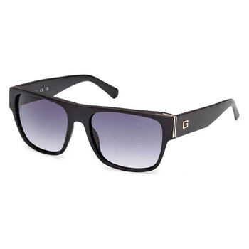 Blue Gradient Square Men's Sunglasses GU00277 02W 58 Blue Gradient Square Men's Sunglasses GU00277 02W 58