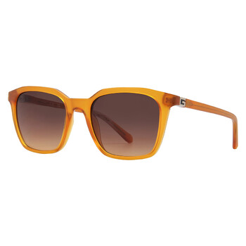 Brown Gradient Square Men's Sunglasses GU00170 44F 53