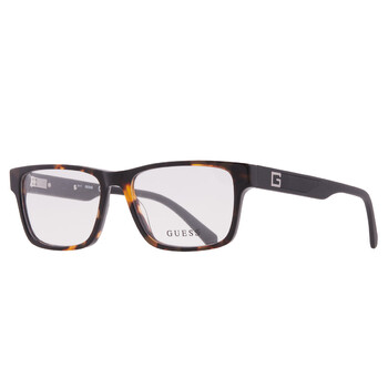 Demo Rectangular Men's Eyeglasses GU50018 052 52 Demo Rectangular Men's Eyeglasses GU50018 052 52