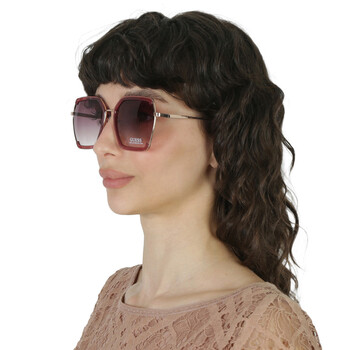 Bordeaux Gradient Butterfly Ladies Sunglasses GF0418 69T 58