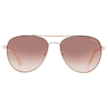 Guess Factory Smoke Pilot Ladies Sunglasses GF6188 20B 57 