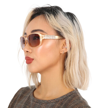 Grey Gradient Square Ladies Sunglasses GF0395 57B 60
