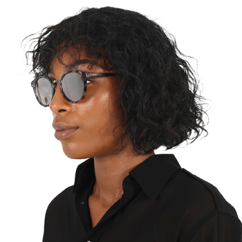 Silver Mirror Round Ladies Sunglasses GF0305 56U 51