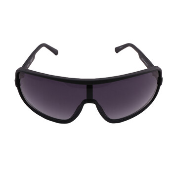 GUESS Men's GF0186 Sunglasses | Matte Blue Gradient Blue One Size | Rimless Single-Lens With UV Protection