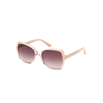 Gradient Brown Square Ladies Sunglasses GU00100 25F 55 Gradient Brown Square Ladies Sunglasses GU00100 25F 55