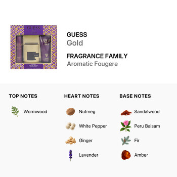 Men's Gold Gift Set Fragrances 085715329875