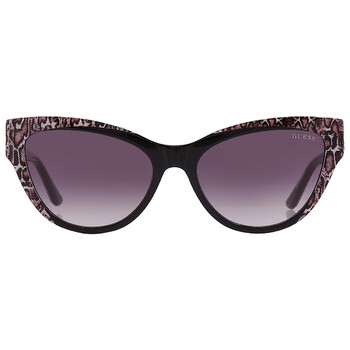Guess Smoke Gradient Cat Eye Ladies Sunglasses GU7890 01B 55  display picture 1
