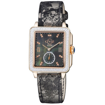 Gv2 By Gevril Bari Tortoise Mother of Pearl Dial Ladies 