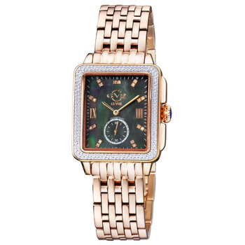Bari Tortoise Mother of Pearl Dial Ladies Watch 9250B