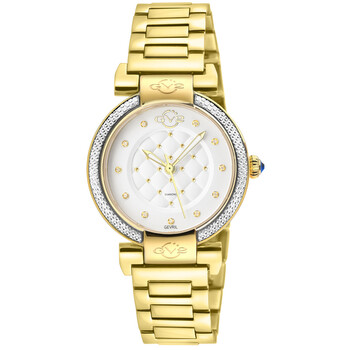 Berletta Quartz Diamond White Dial Ladies Watch 1541B