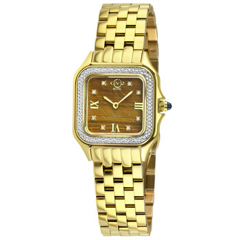 Milan Diamond Brown Dial Ladies Watch 121121B