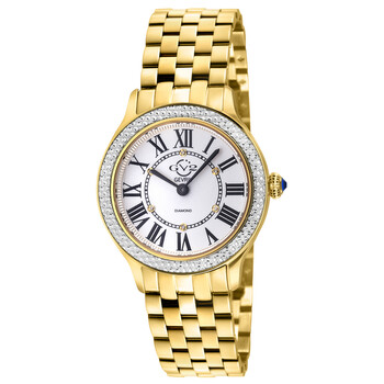 Milan Quartz Diamond White Dial Ladies Watch 12161B