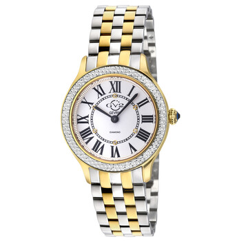 Milan Quartz Diamond White Dial Ladies Watch 12163B