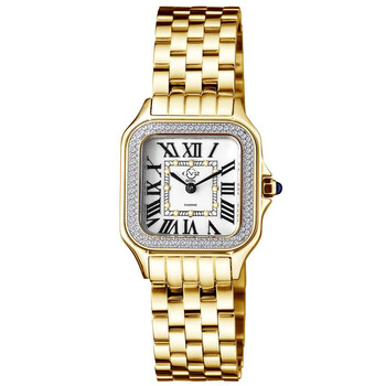 Milan Diamond Quartz White Dial Ladies Watch 12112B Milan Diamond Quartz White Dial Ladies Watch 12112B