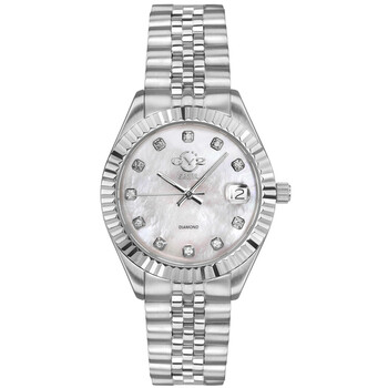 GV2 By Gevril Women\'s 12404 Naples Diamond White MOP Dial Two Tone Watch GV2 By Gevril Women main image 4