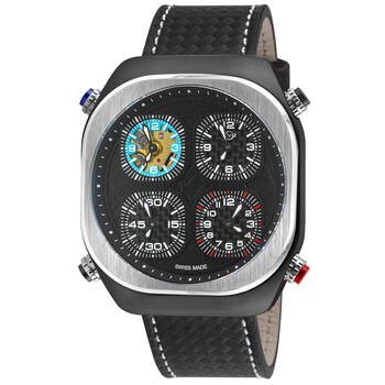 Quattro Quartz Black Dial Men's Watch 43402 Quattro Quartz Black Dial Men's Watch 43402