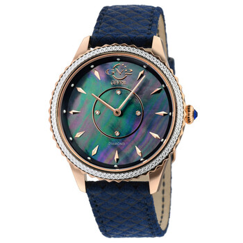 Gv2 By Gevril Berletta Quartz Diamond Blue Dial Ladies Watch  display picture 2