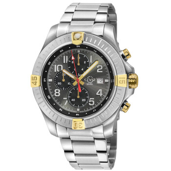 Gv2 By Gevril T38 Chronograph Quartz Grey Dial Men's Watch 42804B