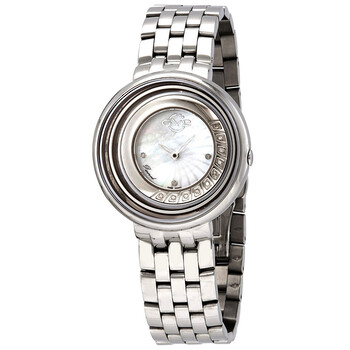 Vittorio White Dial Diamond Ladies Watch 1600