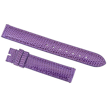 14 MM Shiny Indigo Lizard Leather Strap 14LIZ41M