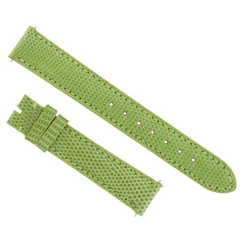 16 MM Shiny Lime Lizard Leather Strap 16LIZ3AM