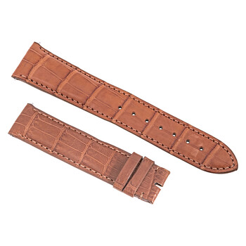 18 MM Matte Honey Alligator Leather Strap 18ABT31M