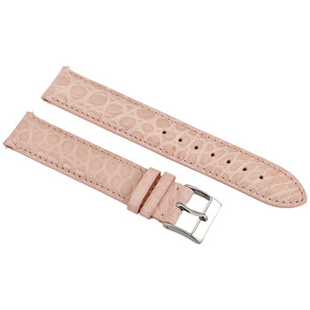 18 MM Matte Pink Alligator Leather Strap 18ABR52M