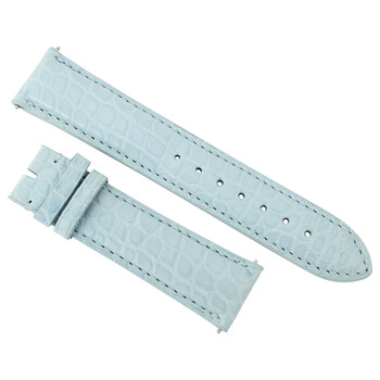 20 MM Matte Baby Blue Alligator Leather Strap 20ABR50M 20 MM Matte Baby Blue Alligator Leather Strap 20ABR50M
