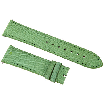 20 MM Matte Lime Green Alligator Leather Strap 20ABR30M