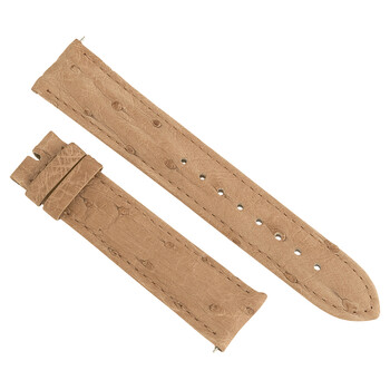 20 MM Matte Oryx Ostrich Leather Strap 20OS08M