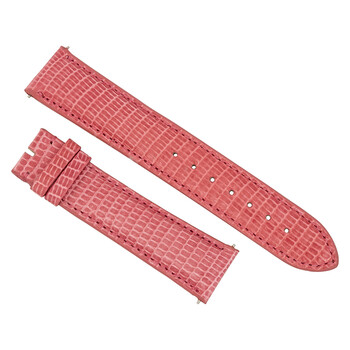 20 MM Shiny Bubble Gum Lizard Leather Strap 20LIZ33M