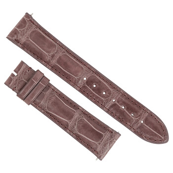 20 MM Shiny Mauve Alligator Leather Strap 20AAT2TM