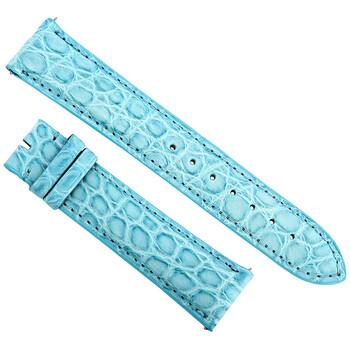 21 MM Matte Baby Blue Alligator Leather Strap 21ABR50M 21 MM Matte Baby Blue Alligator Leather Strap 21ABR50M