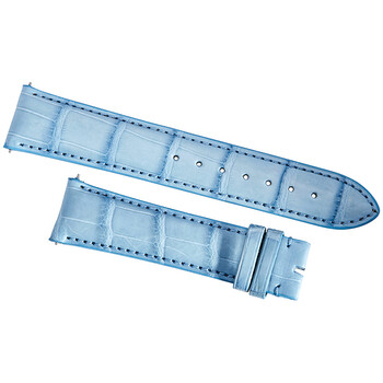 21 MM Matte Baby Blue Alligator Leather Strap 21ABT50M 21 MM Matte Baby Blue Alligator Leather Strap 21ABT50M
