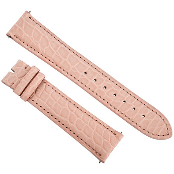 21 MM Matte Pink Alligator Leather Strap 21ABR52M