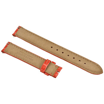 Coral 14 MM Alligator Leather Strap