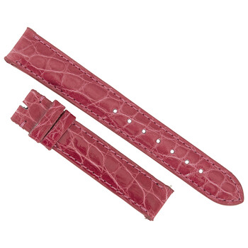 Hot Pink 14 MM Alligator Leather Strap 14AAR33M