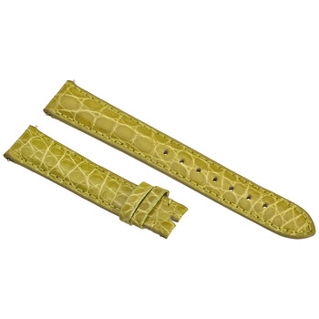 Lime Green 16 MM Alligator Leather Strap 16AAR19M Lime Green 16 MM Alligator Leather Strap 16AAR19M